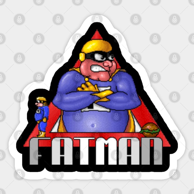 Fatman Sticker by iloveamiga